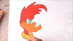 HOW TO DRAW WOODY WOODPECKER