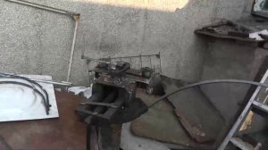 Трубогиб-разгиб    на тиски в работе ,часть  3