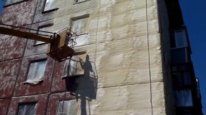 УТЕПЛЕНИЕ ТОРЦЕВЫХ СТЕН ПАНЕЛЬНОГО ДОМА ПЕНОПОЛИУРЕТАНОМ