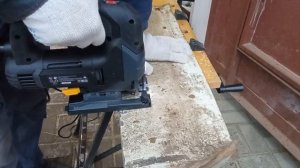 Тестирование электрического лобзика CAT DX57