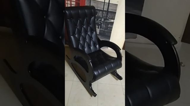 кресло качалка с подножкой. смотреть онлайн