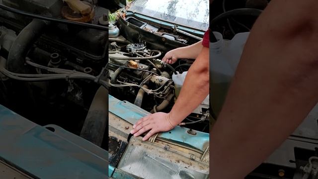 Заводим авто ваз 2110 карбюратор, которая идет на разбор, короткое видео, shorts. смотреть онлайн