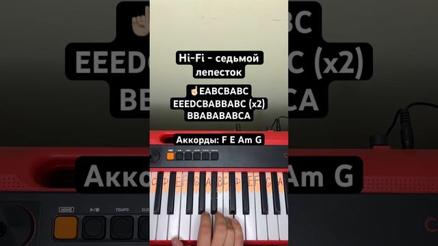 Hi-Fi седьмой лепесток на пианино. #howtoplay #pianotutorial