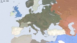 World War II Every Day with Army Sizes