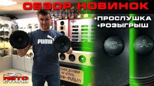 Совсем новые динамики от компании Alphard. Arnold AP-M61AL & Sylvester AP-61SL.