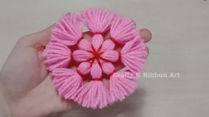 Удивительные идеи для рукоделия из шерсти - Простой трюк с ручной вышивкой - СДЕЛАЙ сам