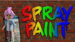 Я играю в Roblox симулятор Spray Paint.