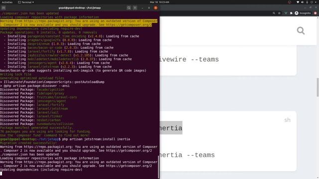 Introduction and Installation | Laravel Jetstream Inertia смотреть онлайн