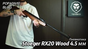Пневматическая винтовка Stoeger RX20 Wood 4.5 мм (RX20W0001D, дерево) Видео обзор
