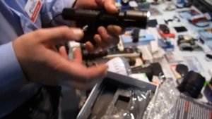 КУПИТЬ У НАС! Подствольный фонарь для охоты!СУПЕР Тактический фонарь Q01! Выставка "Охота и рыбалка