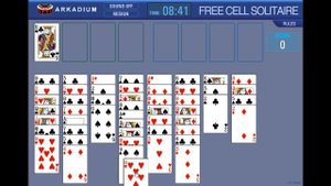 Свободная ячейка пасьянс. Свободная ячейка играть
