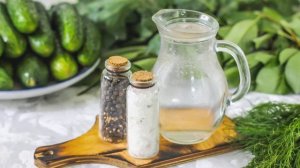 Рассол для огурцов на литр воды