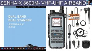 SENHAIX 8600M- VHF-UHF AIRBAND Ham Radio