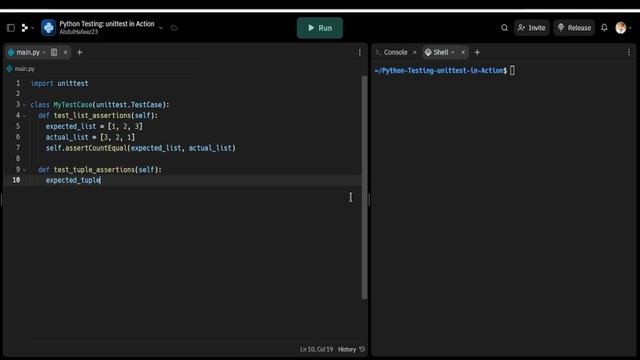 Python Unit Testing: Using assertCountEqual for Unordered Container Comparisons | Hindi | Urdu