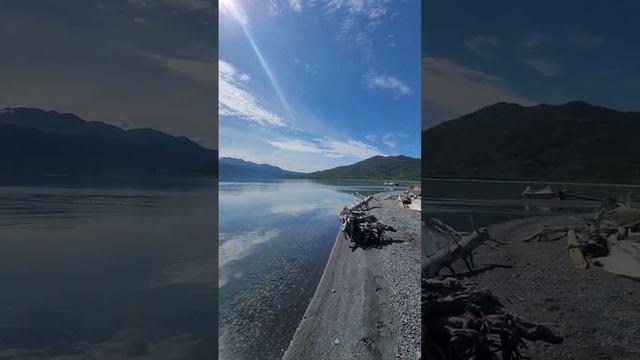 Crystal Clear Water, you can see the peebles on the bottom! Skilak Lake, Alaska