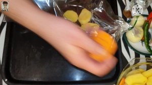 Курица в рукаве в духовке ( с грибами, картошкой и овощами, мега сочная) праздничного стола,