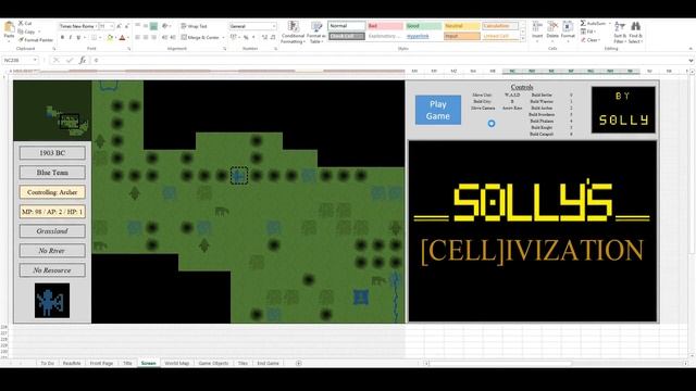 s0lly's [CELL]IVIZATION: Trailer - Game in Excel смотреть онлайн