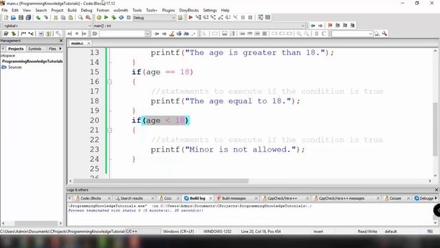 C programming Tutorial | Conditional Statement: IF, IF Else, Nested IF Else and Ternary Operator