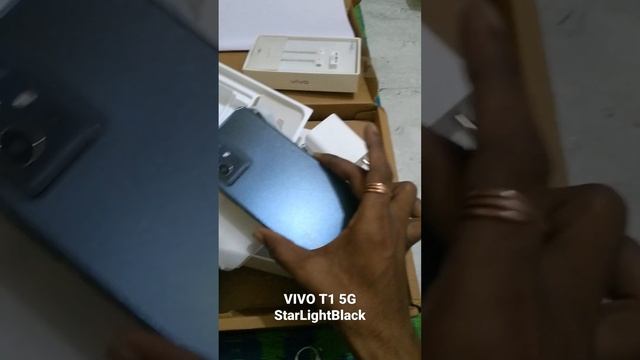 VIVO T1 5G (StarLightBlack) Unboxing