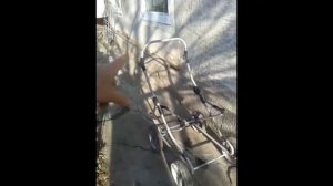 Как сделать тележку из детской коляски, своими руками.