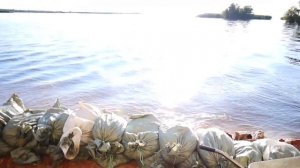 Затопленная церковь в Крохино. Волонтеры