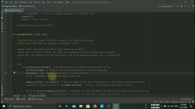 Automate file renaming process | Arrange files in folder | Python | full explanation and source cod
