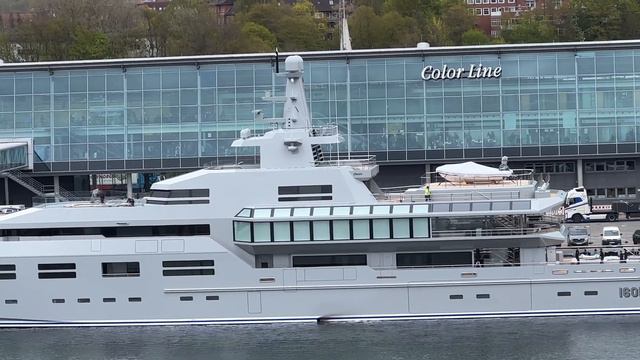 NORN Yacht Lürssen 1601 Kiel Norwegenkai смотреть онлайн