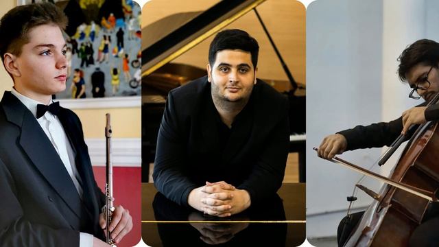 Franz Schubert - Piano Тrio D. 28 for flute, cello and piano in B-flat major смотреть онлайн