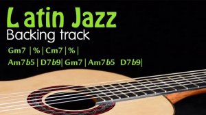 Latin Jazz Samba Backing Track in G minor