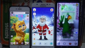 Talking Ginger 2 Echo VS Talking Santa Claus Echo VS Talking Pierre Echo 263