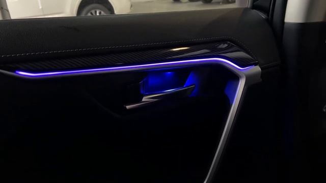 Амбиентная подсветка салона Toyota Rav 4, установка в штатные места, управление с телефона 2022