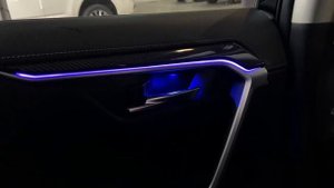 Амбиентная подсветка салона Toyota Rav 4, установка в штатные места, управление с телефона 2022