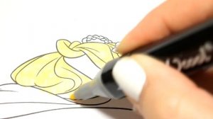 Disney Princesse coloring Rapunzel  Принцесса Дисней Рапунцель раскраска антистресс