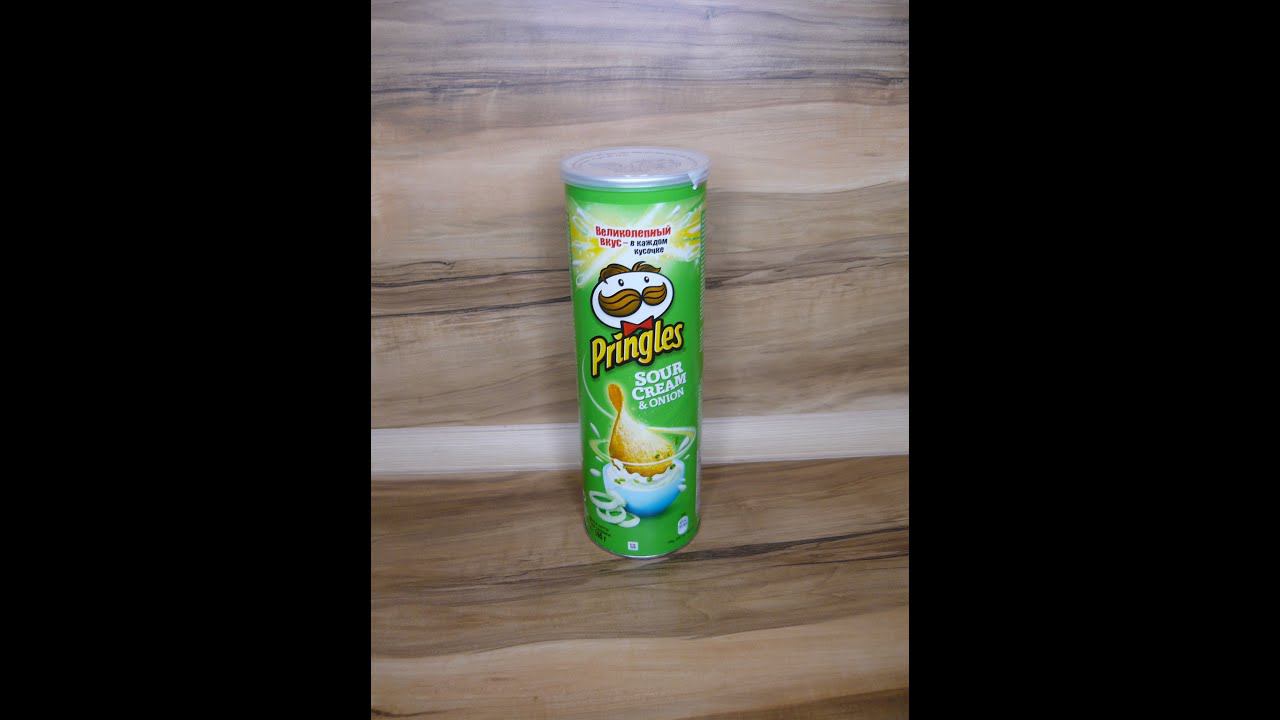 Art Manij ОБЗОР Чипсы Pringles картофельные Sour Cream & Onion Сметана и лук