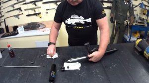 Регулировка хода спускового крючка в ружьях "Каюк 13"