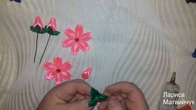 МК Красивые Цветы КАНЗАШИ Заколка смотреть онлайн