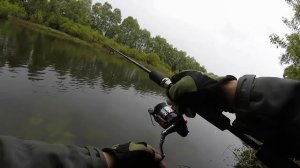 Ловля голавля весной на самодельный воблер