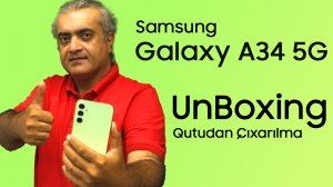 Распаковка Galaxy A34 5G