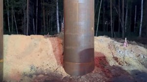 Бурение обсадных труб 17м с помощью ВИБРОПОГРУЖАТЕЛЯ! 2часть