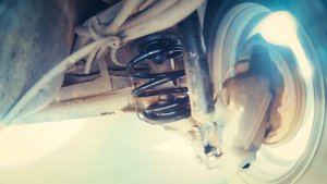 Работа задней подвески. Балка