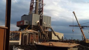 Выброс инструмента на буровой ZJ50DBS