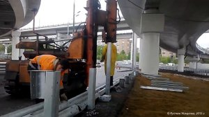 Монтаж барьерного ограждения