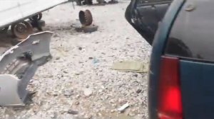 1994 ford taurus wagon at the junkyard