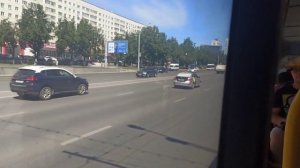 Классный звук двигателя!Поездка на НефАЗ 5299-20-32-(2010 г.в),В 505 РА 102,маршрут 74.Город Уфа!