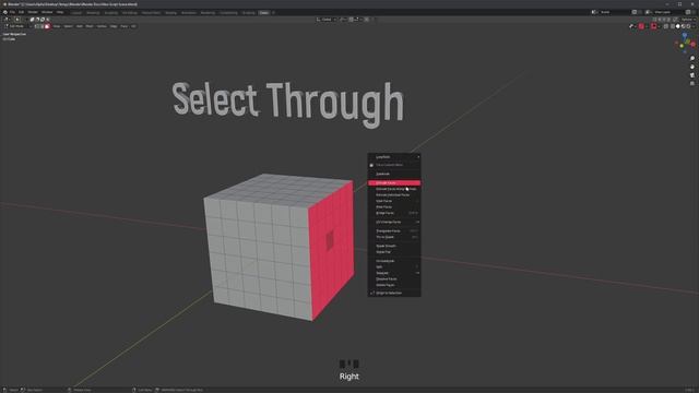 Stuff for Blender - Select Through Script смотреть онлайн