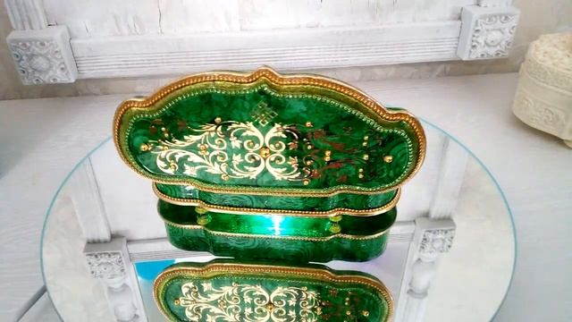 Малахитовая шкатулка. Купюрница. Цены не пугайтесь, договоримся. PayPal и любая страна смотреть онлайн