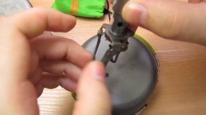 Сверхлегкая титановая газовая горелка BRS-3000T, Обзор