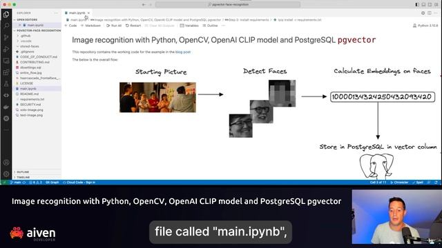 Image recognition with Python, OpenCV, OpenAI CLIP and pgvector