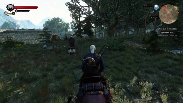 The Witcher 3 Wild Hunt: Side Quest "In The Heart of the Woods" Let's Play | RangerDave смотреть онлайн