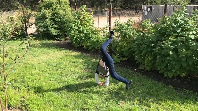 Учимся делать колесо смотреть онлайн